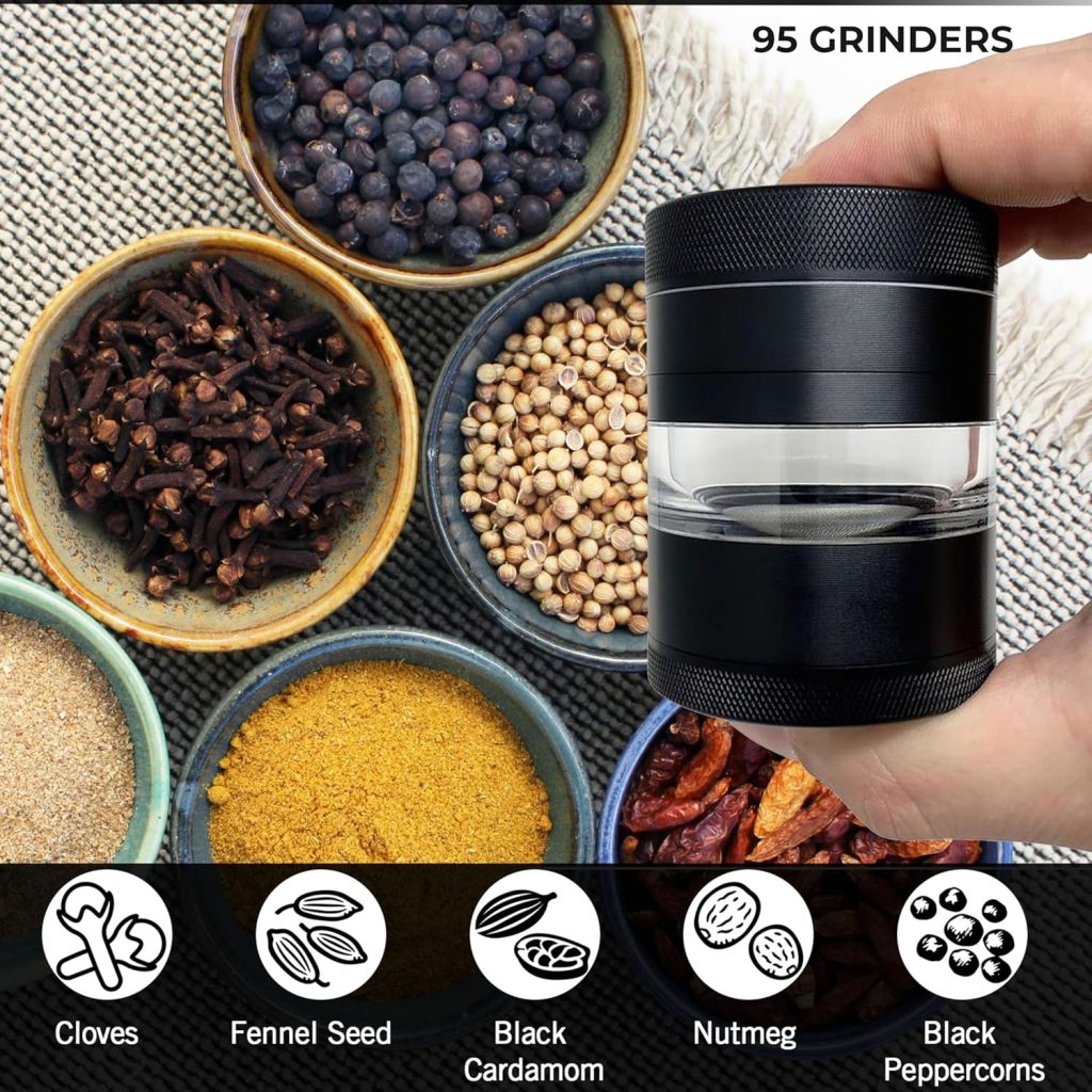 95Grinders 5-Piece 2.2 Premium Spice Mixer Review