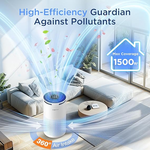 Air Purifier For Home Large Room DBFIT H13 HEPA Review