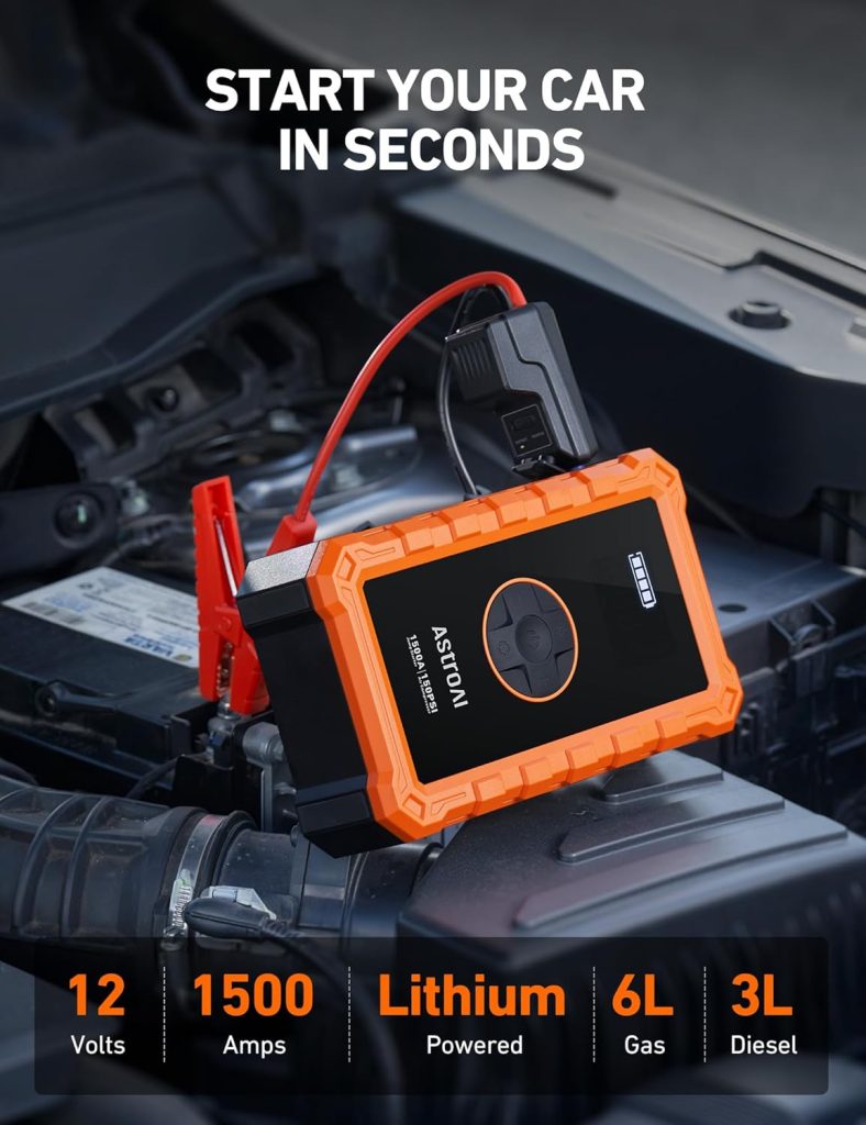 AstroAI S8 Air Jump Starter with Air Compressor Review