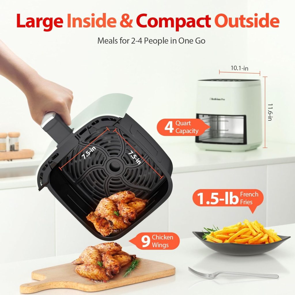 Beelicious 8-in-1 Smart Compact 4QT Air Fryer Review