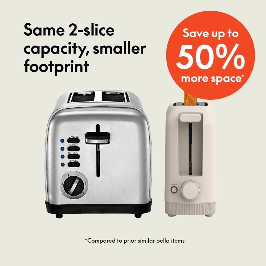 Bella 2-Slice Slim Toaster