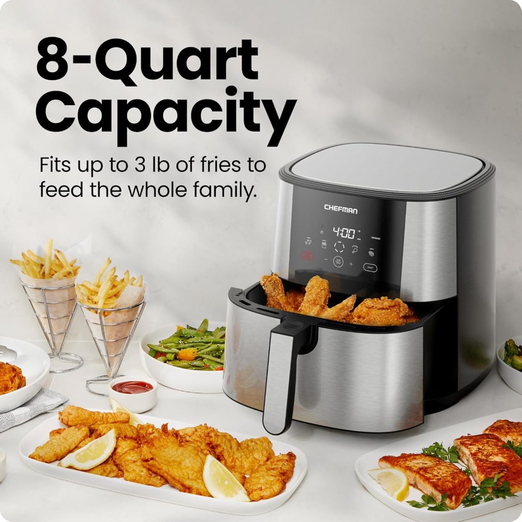 Chefman TurboFry Touch Air Fryer XL 8 Qt Review