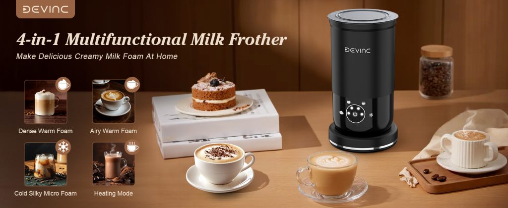 DEVINC 4-in-1 Milk Frother and Steamer Review