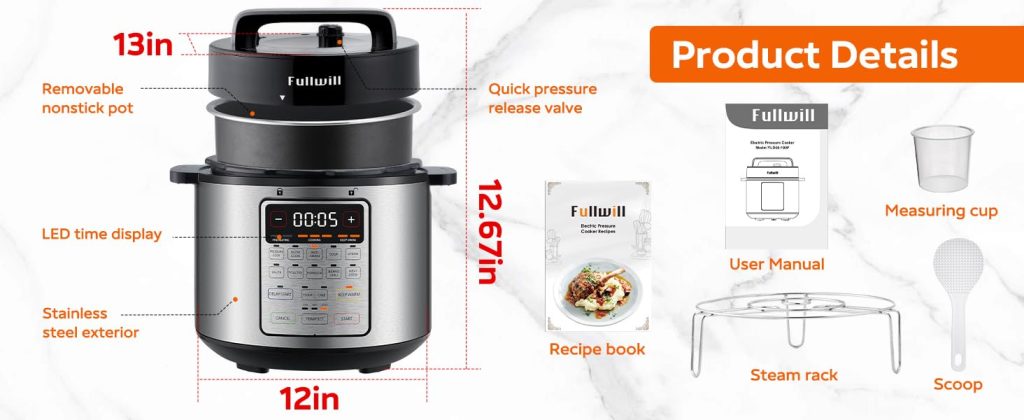 Fullwill Electric Pressure Cooker Uni 6qt Review