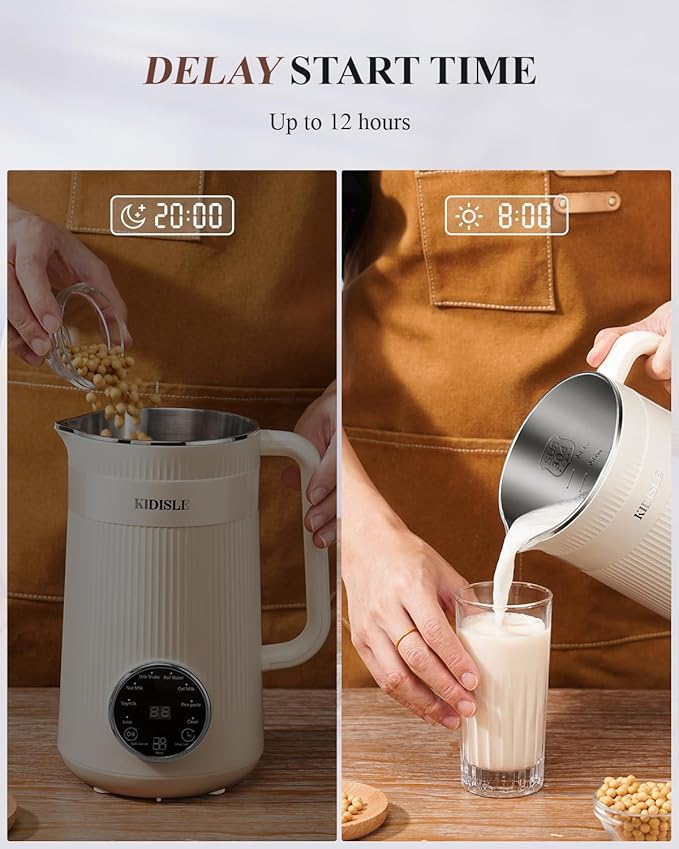 KIDISLE 8-in-1 Nut Milk Maker Blender Full Review