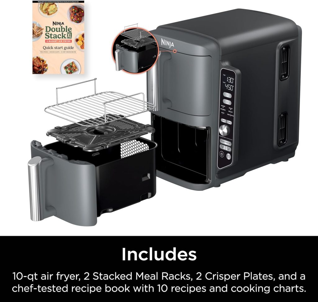 Ninja DoubleStack XL 2-Basket 10 QT Air Fryer Review