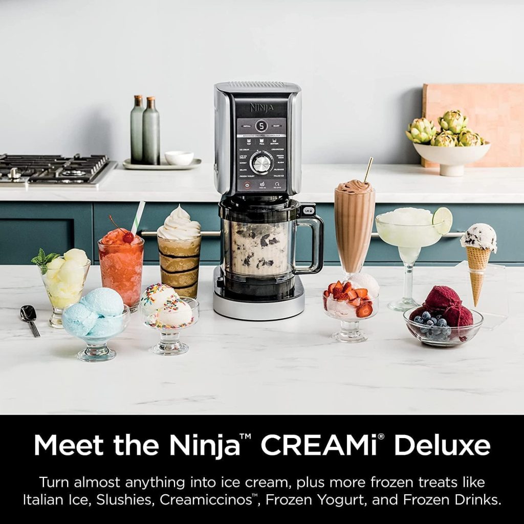 Ninja NC501 CREAMi Deluxe 11-in-1 Ice Cream & Frozen Treat Maker