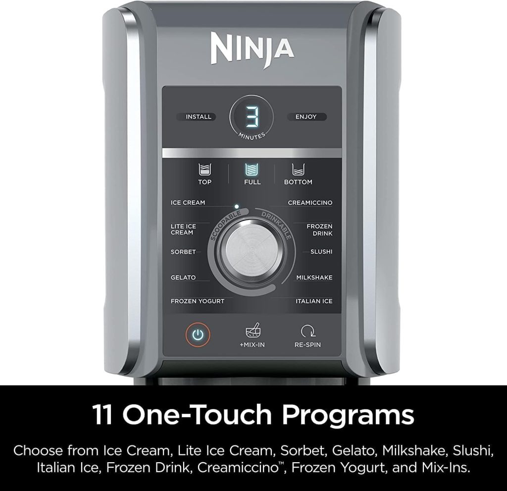 Ninja NC501 CREAMi Deluxe 11-in-1 Ice Cream & Frozen Treat Maker