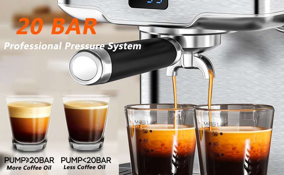 PlumChef Espresso Machine 20 Bar Professional Review