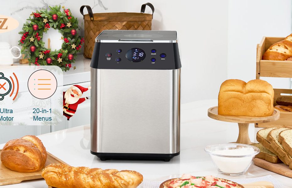 3LB Larger & 20-in-1 Ultra Quiet Bread Maker Machine Review