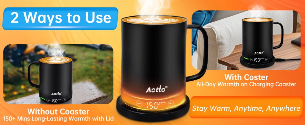 Aotto Self-Heating Coffee Mug