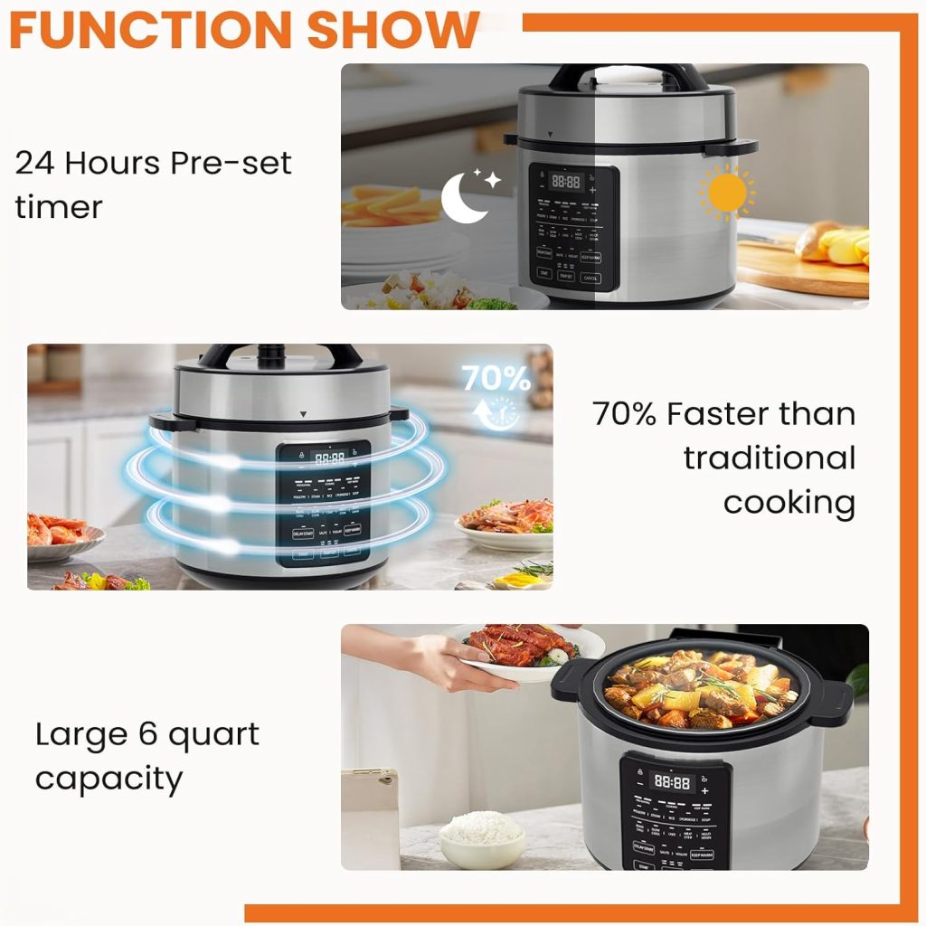 Elevon 6 QT Electric Pressure Canner 12-in-1 Multi-Cooker Review