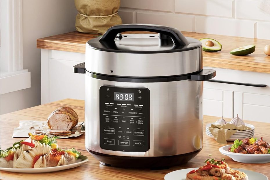 Elevon 6 QT Electric Pressure Canner 12-in-1 Multi Cooker