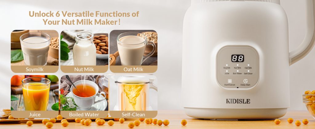 KIDISLE 6-in-1 Automatic Nut Milk Maker Review