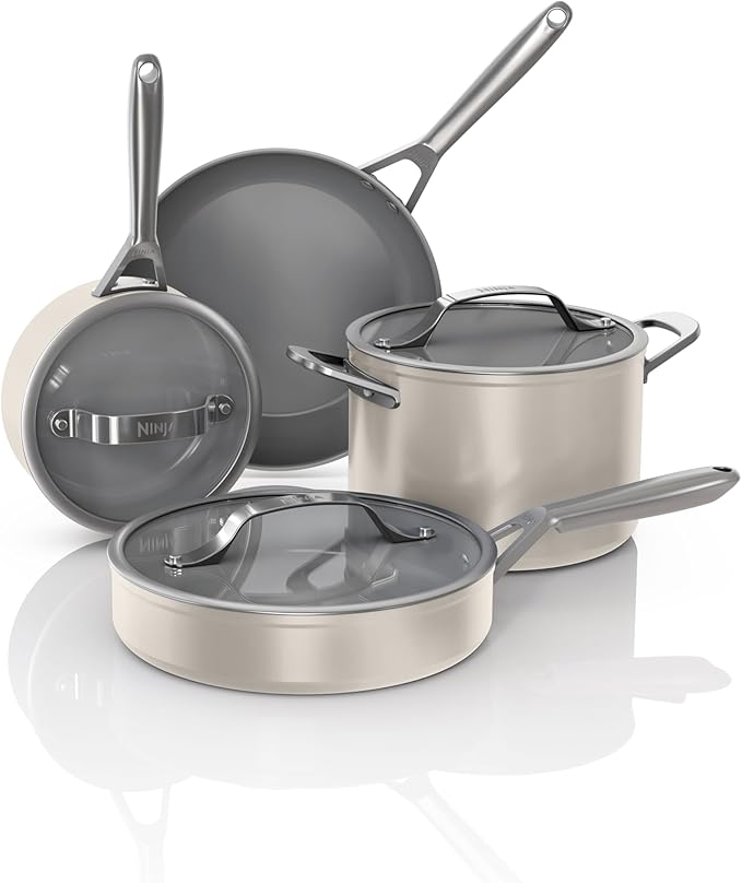 Ninja NeverStick Ceramic Pro 7-Piece Cookware Set