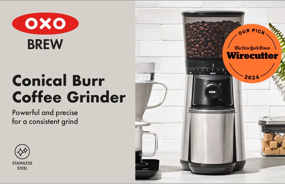 OXO Brew Conical Burr Coffee Grinder Review