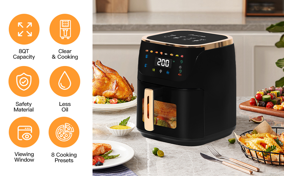 Panana 8QT Large Air Fryer Review