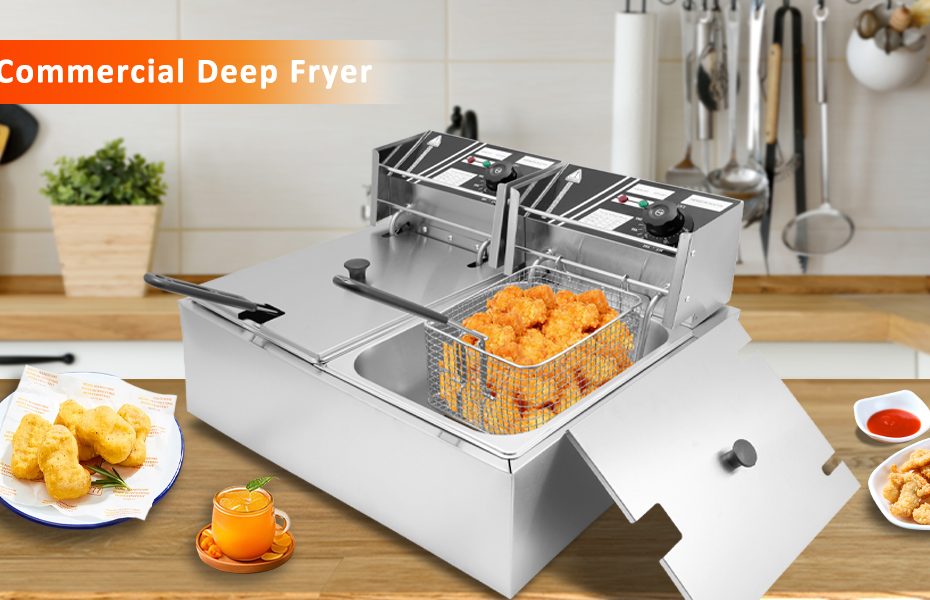 WYUEEEE Commercial Deep Fryer with Basket Review