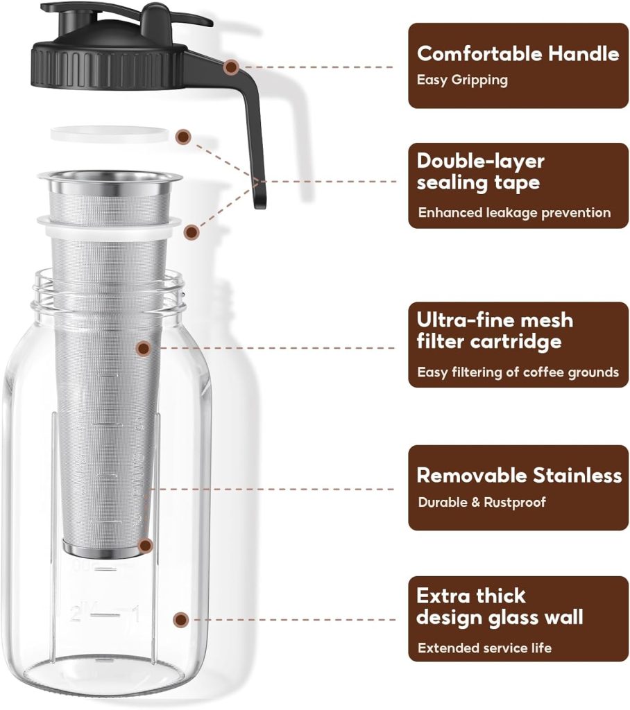 AHOMSEL Cold Brew Coffee Maker Review