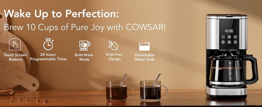 COWSAR 24-Hour Programmable Coffee Maker Review