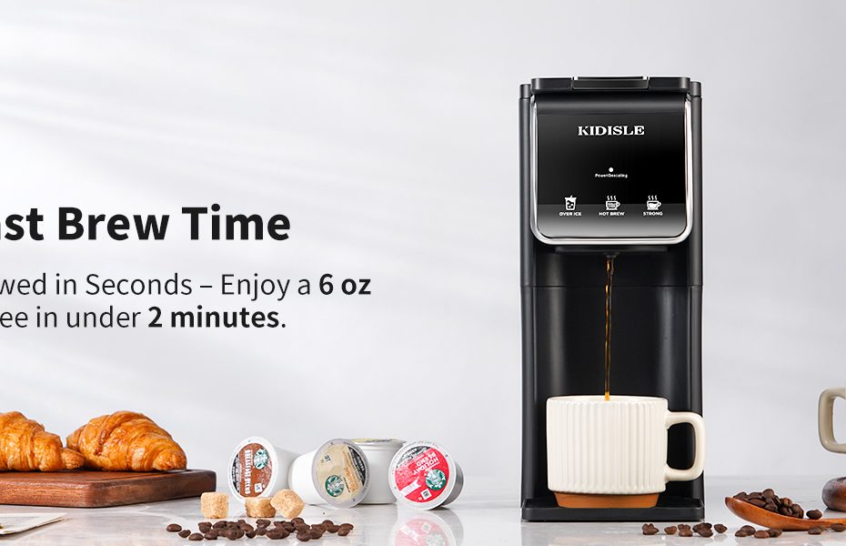 KIDISLE Hot and Iced Coffee Maker Review