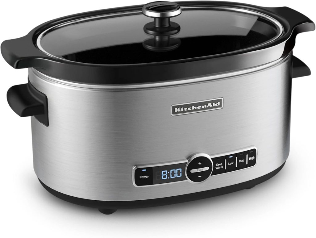 KitchenAid Slow Cooker with Easy Serve Glass Lid